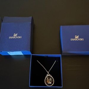 Swarovski Sage Crystal Silvernight pendant necklace